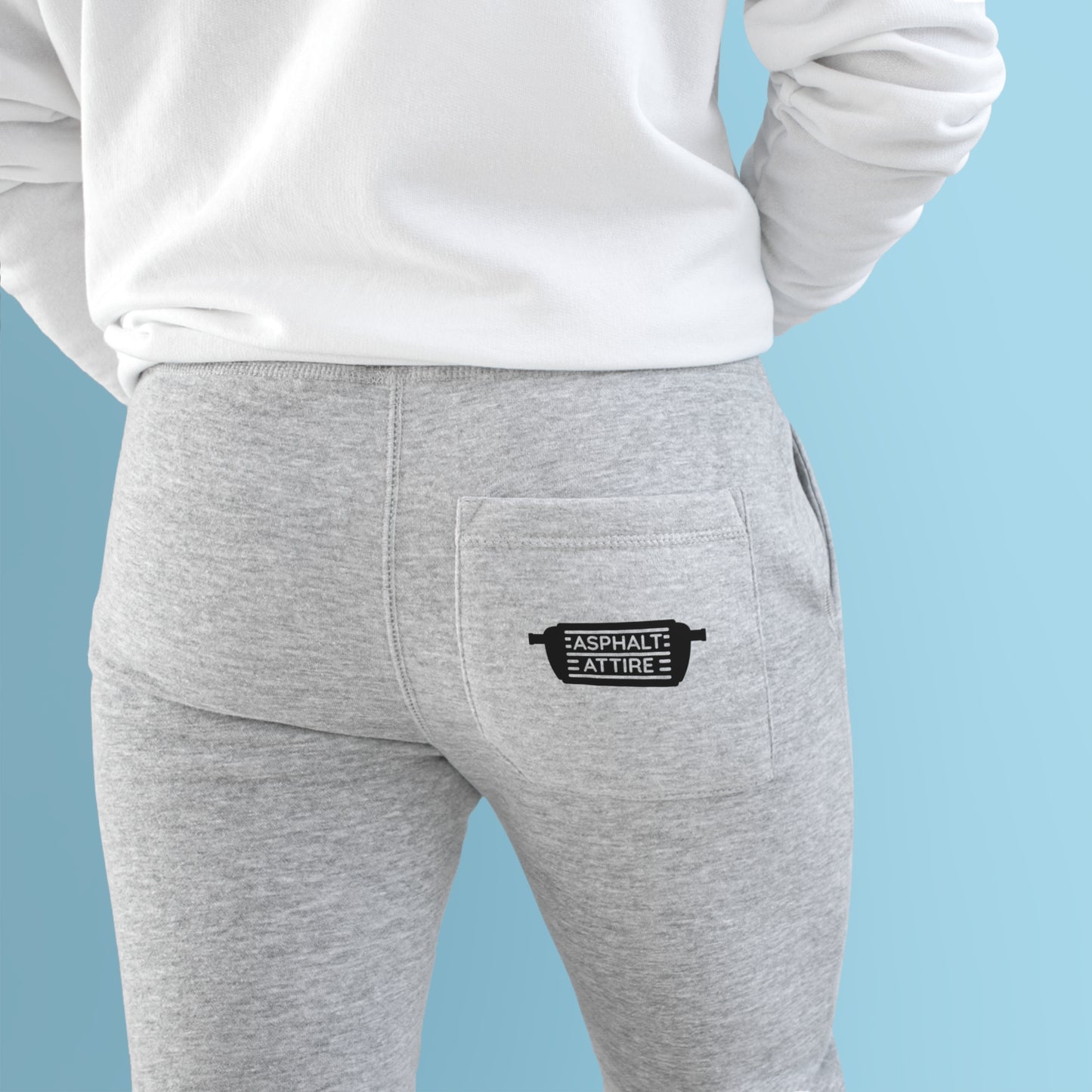 Unisex Fleece Intercooler Joggers Heather Grey