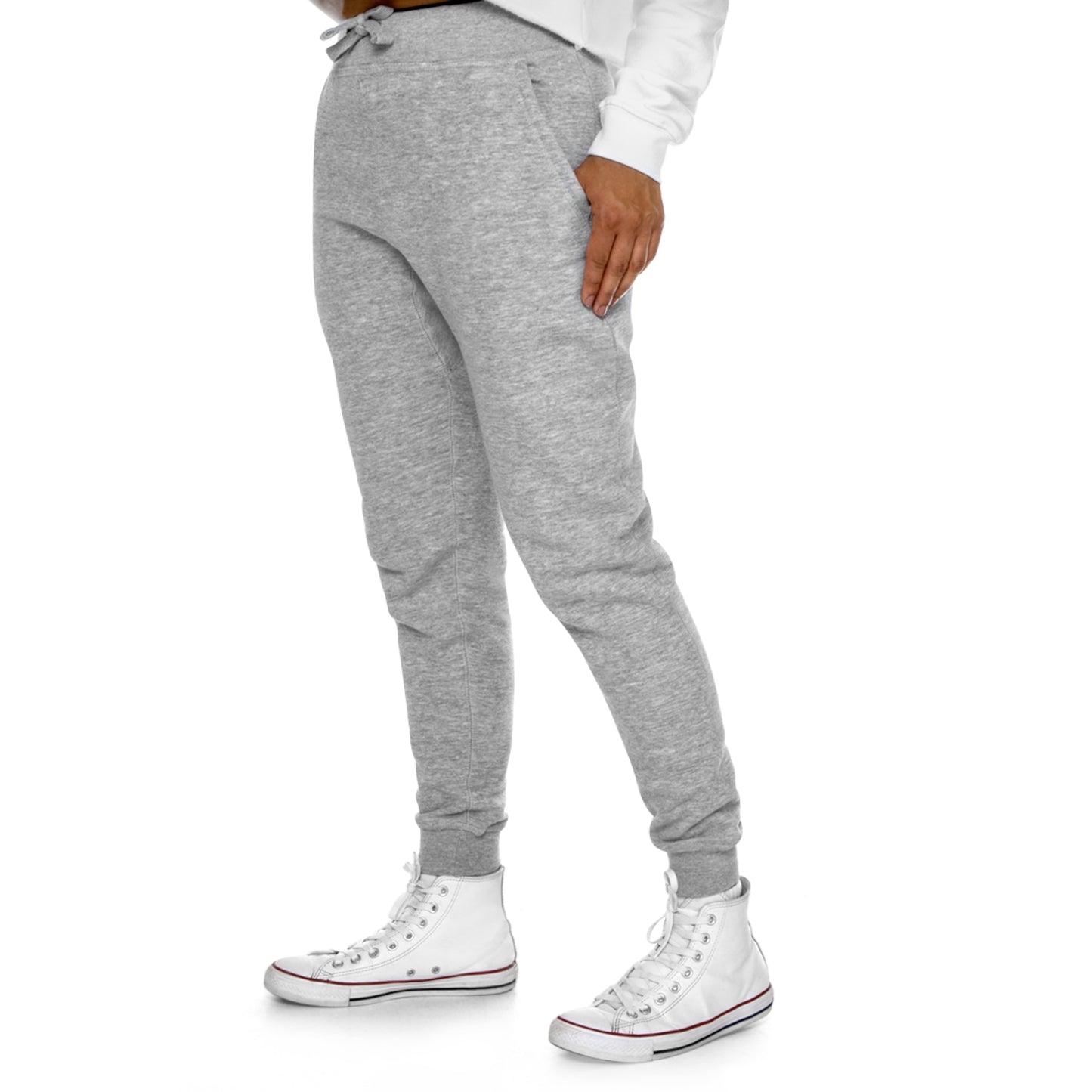 Unisex Fleece Intercooler Joggers Heather Grey